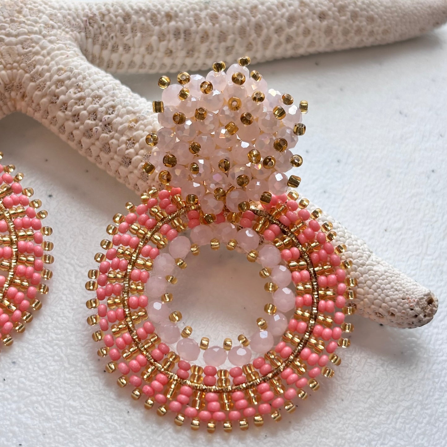 Peach - Artisan Earrings