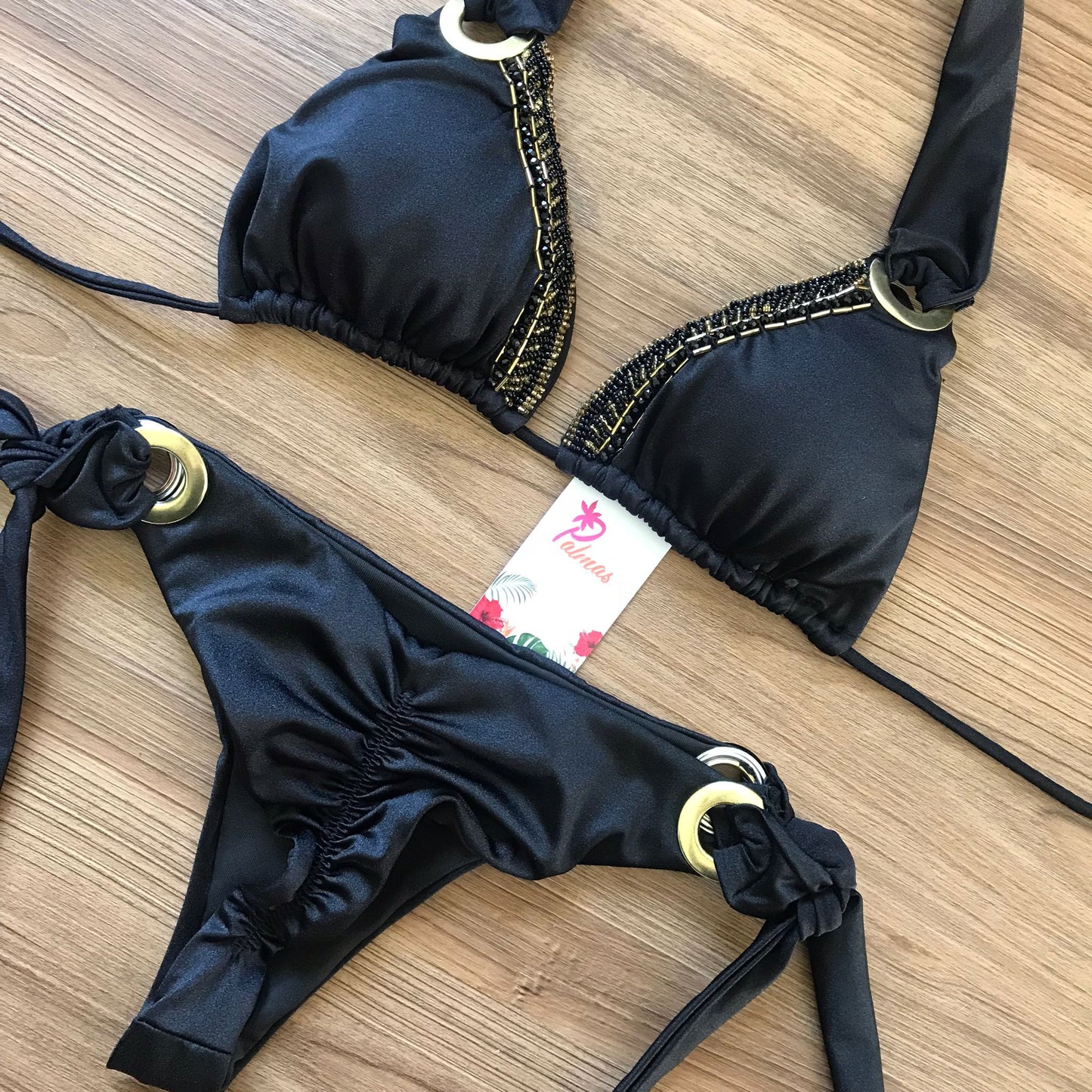 Santa Monica - Bikini Set (black)