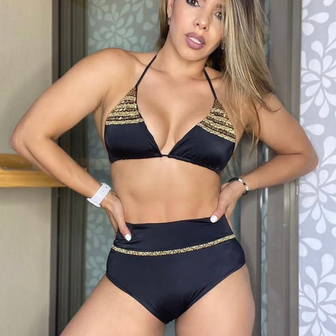 Rose - Highwaist Bikini Set