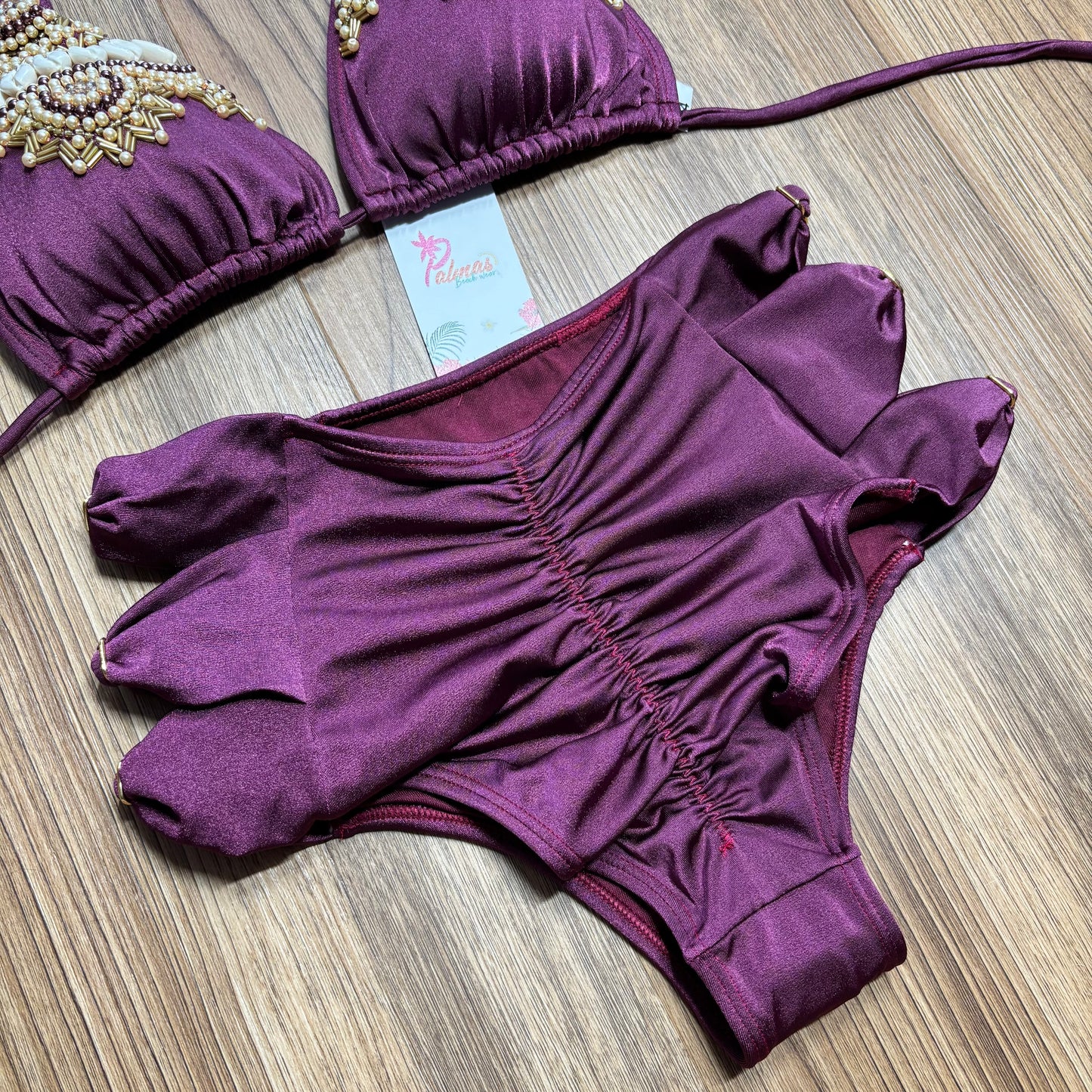 Tulum - Bikini Set ( burgundy )