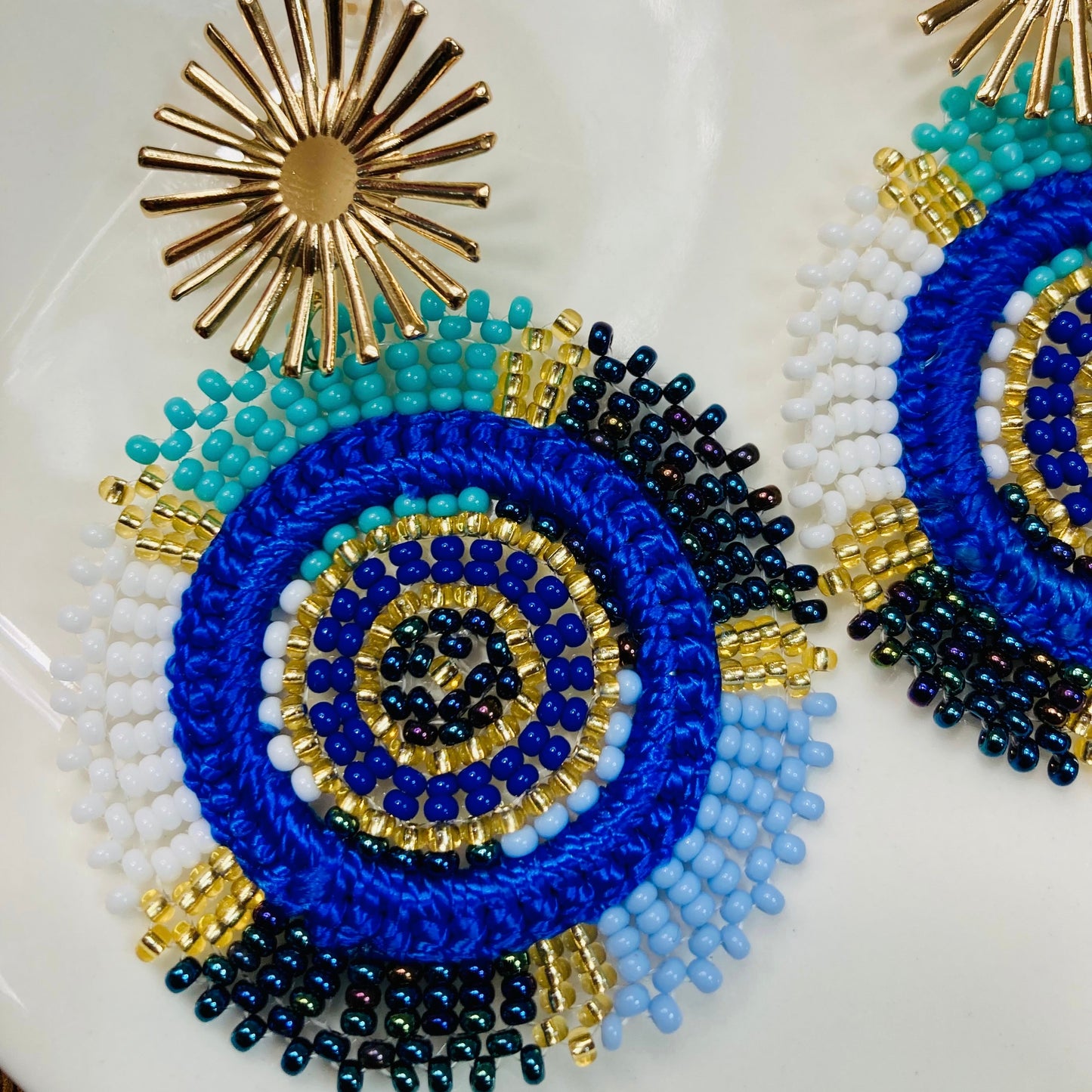 Mía Blue  - Artisan Earrings