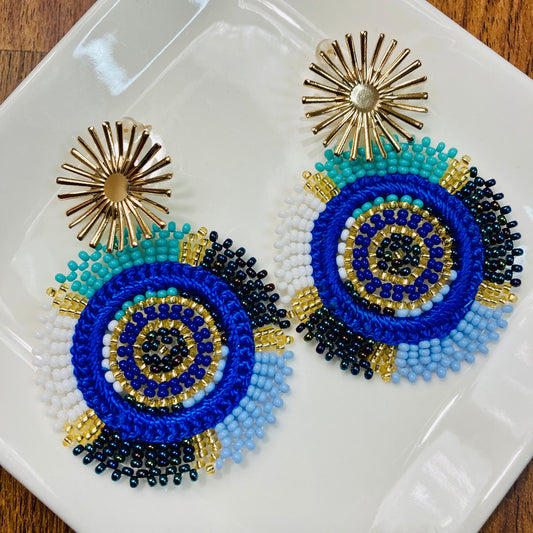 Mía Blue  - Artisan Earrings