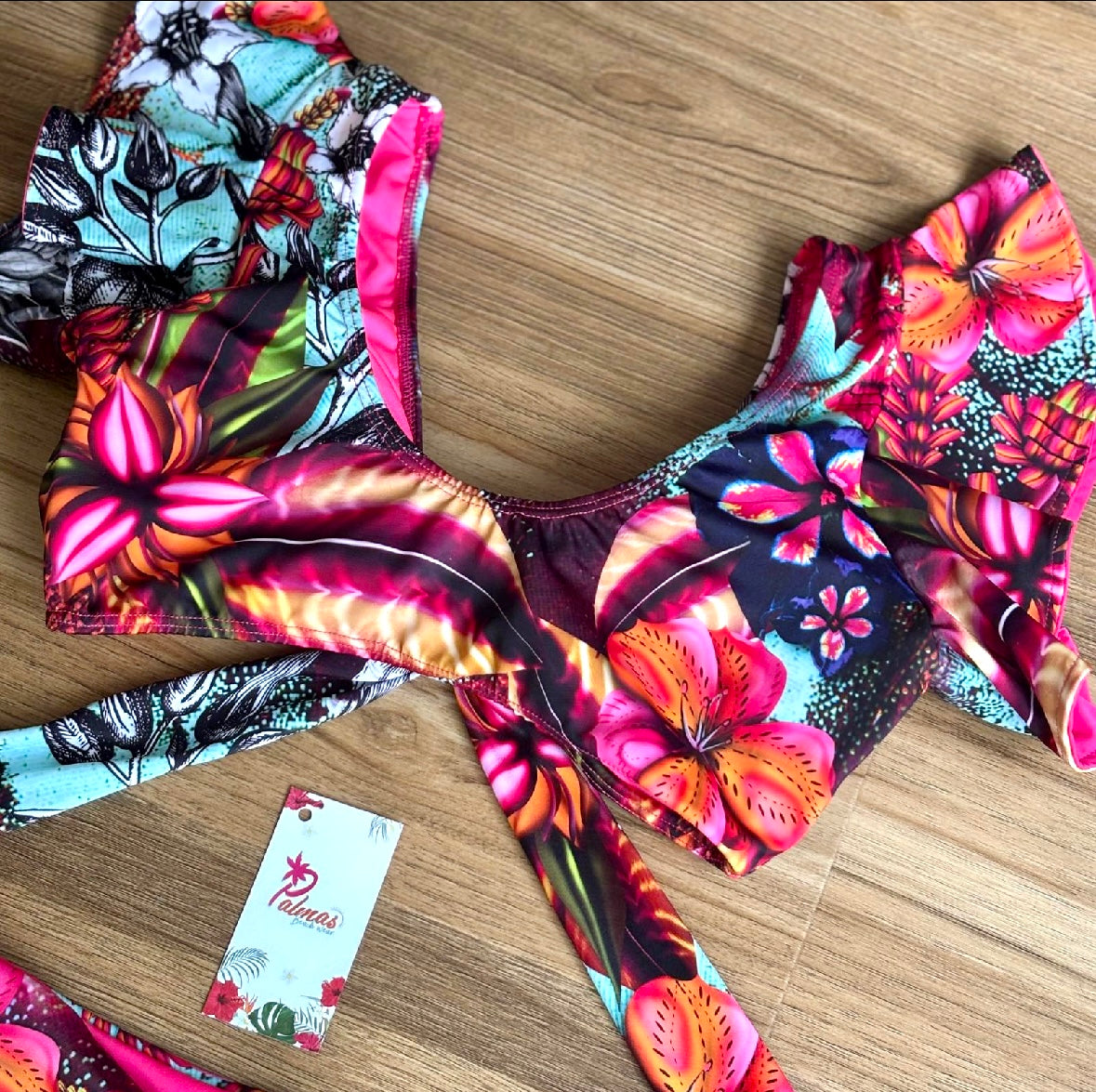 Bourbon - Bikini Set (Fuchsia)