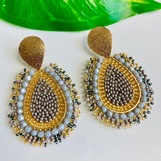 Gray  - Artisan Earrings