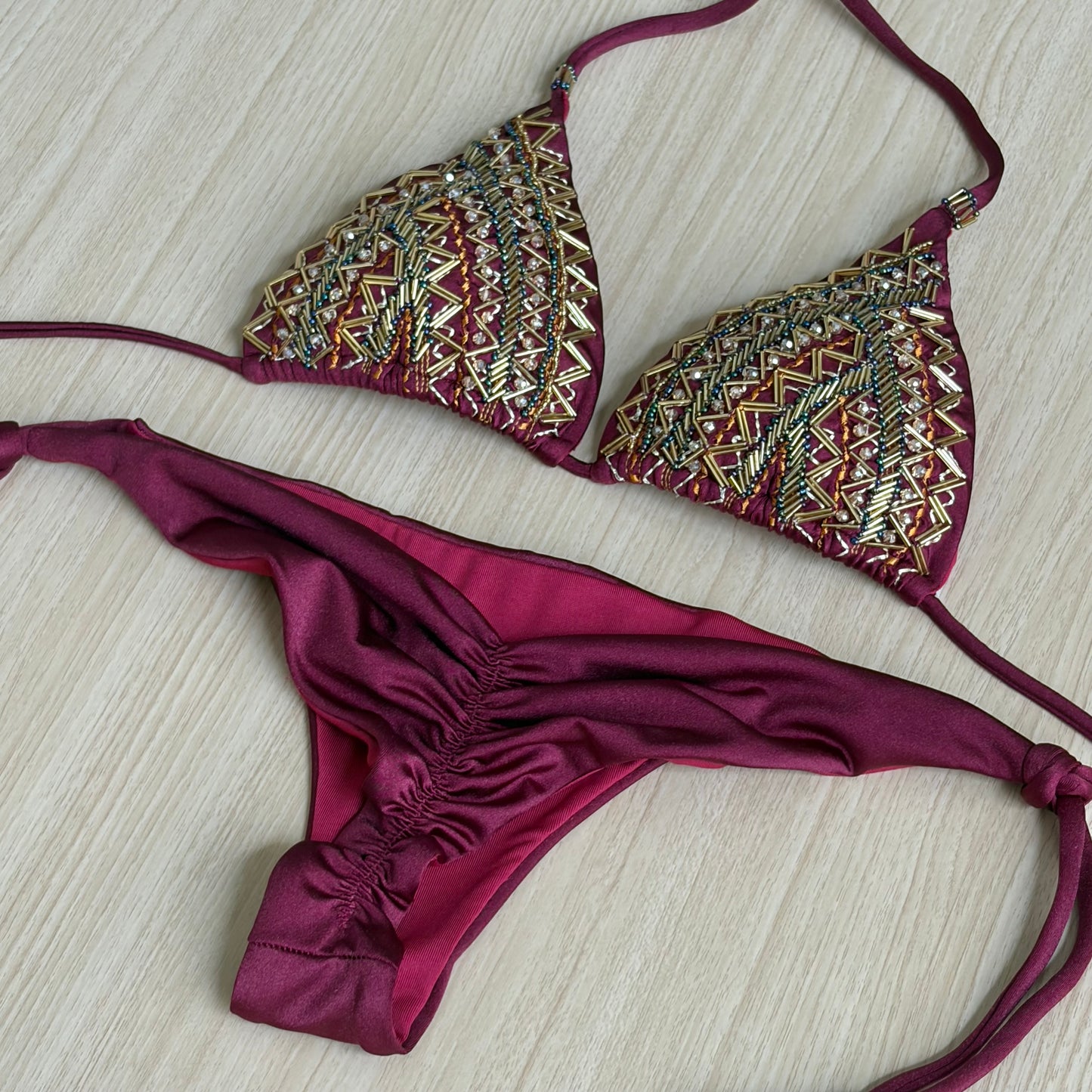 Verona - Hand-Embroidered Colombian Bikini Set