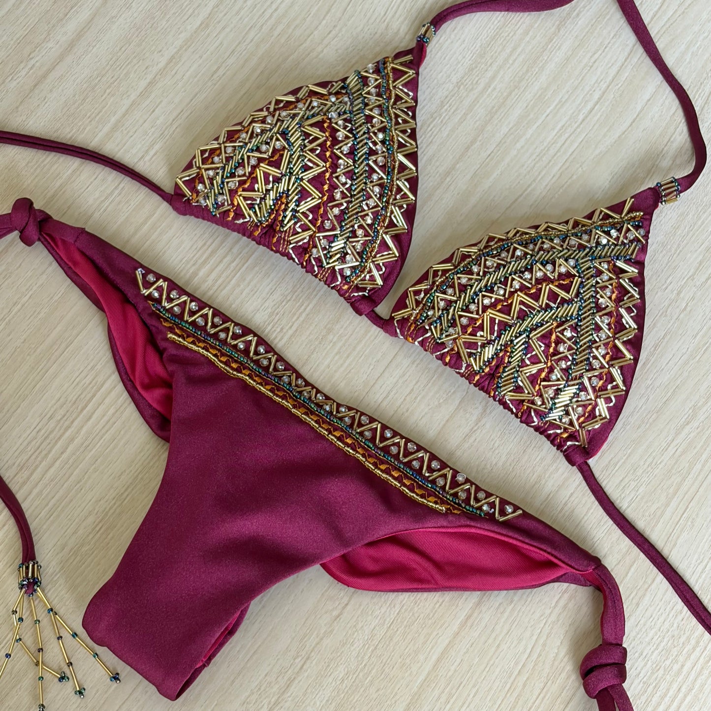 Verona - Hand-Embroidered Colombian Bikini Set