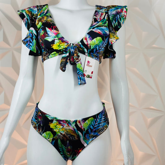 Bourbon - Bikini Set (black)