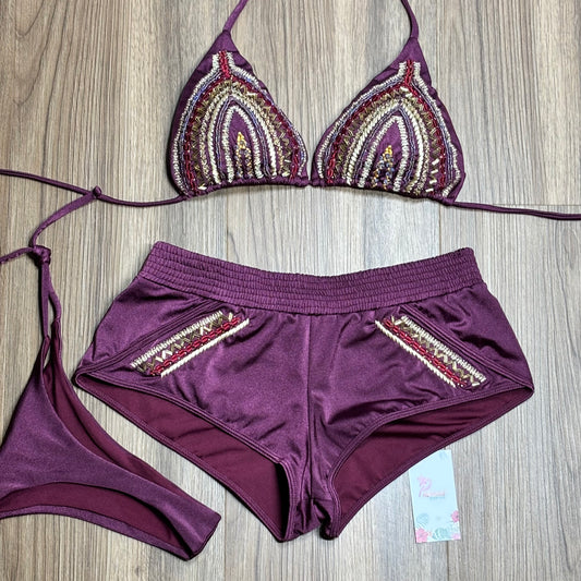 Capri - Set ( burgundy )