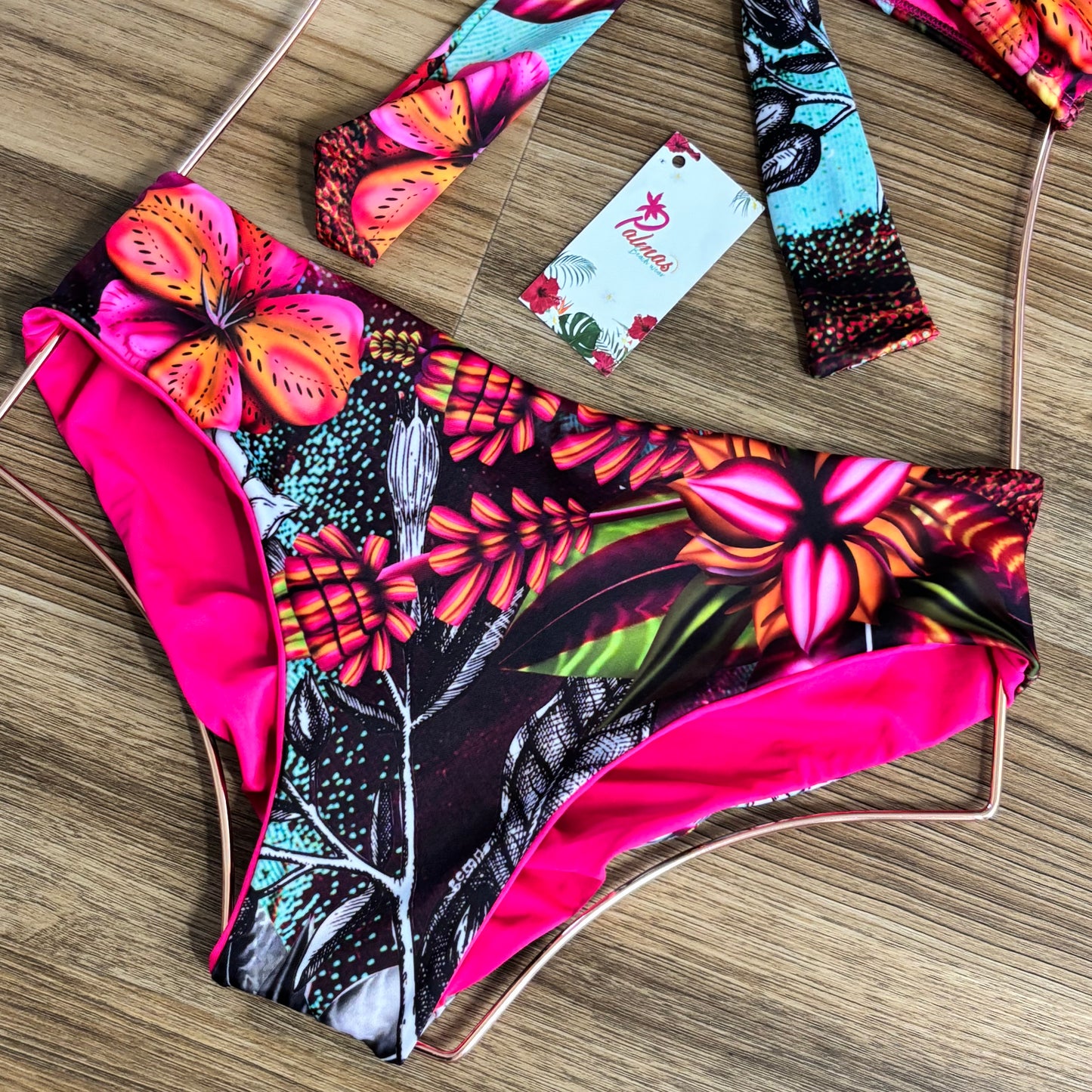 Bourbon - Bikini Set (Fuchsia)