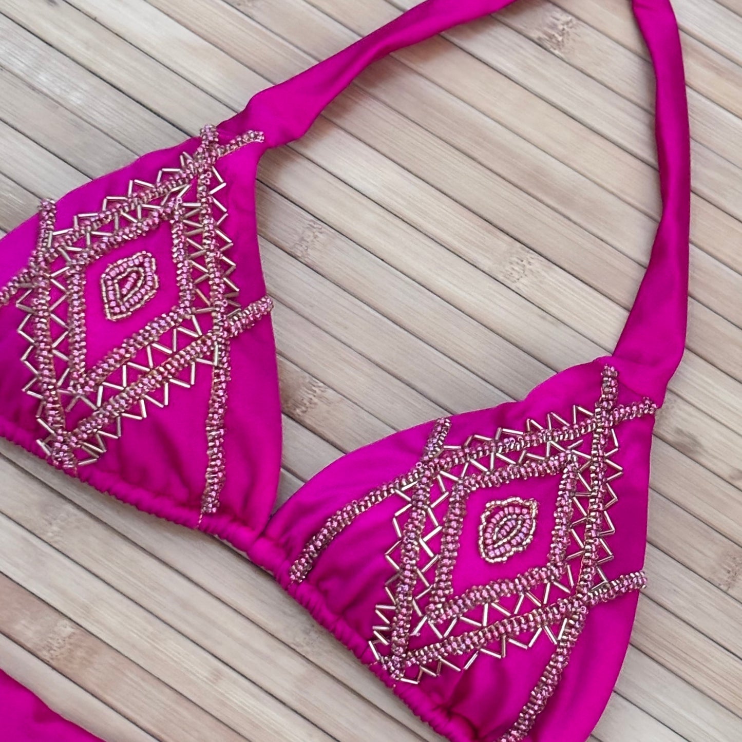 Cali-Embroidered Bikini Set – Handmade in Colombia – Semi Brazilian