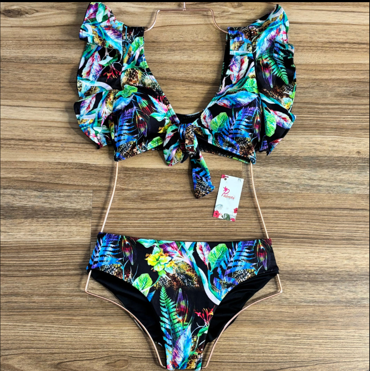 Bourbon - Bikini Set (black)