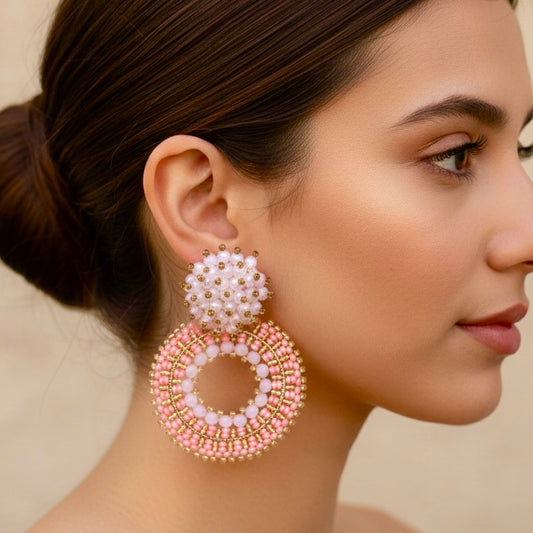 Peach - Artisan Earrings